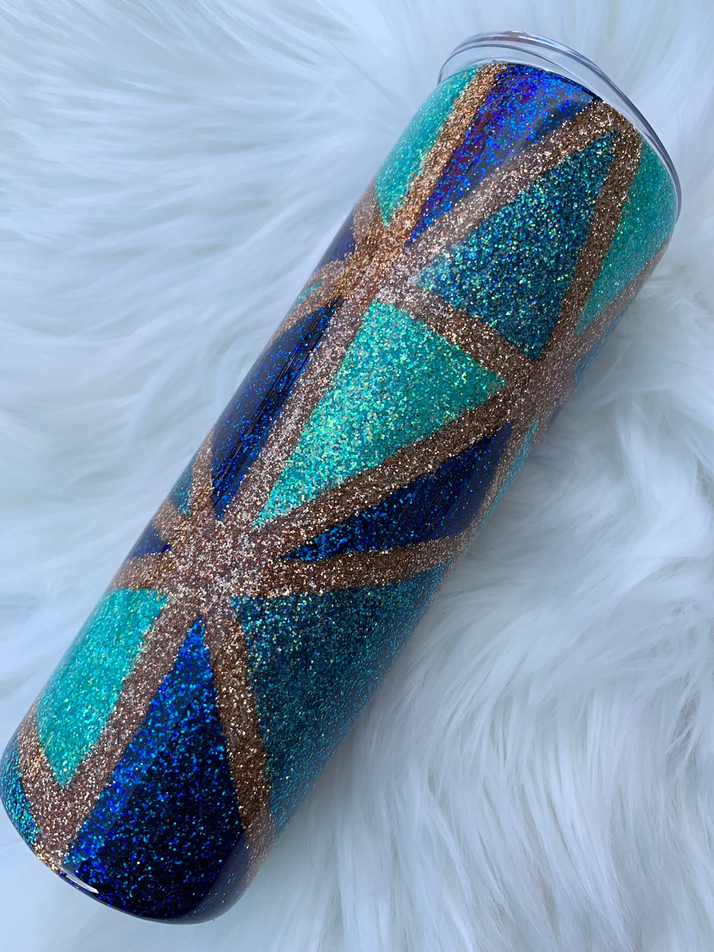 Blue Triangles - 20oz