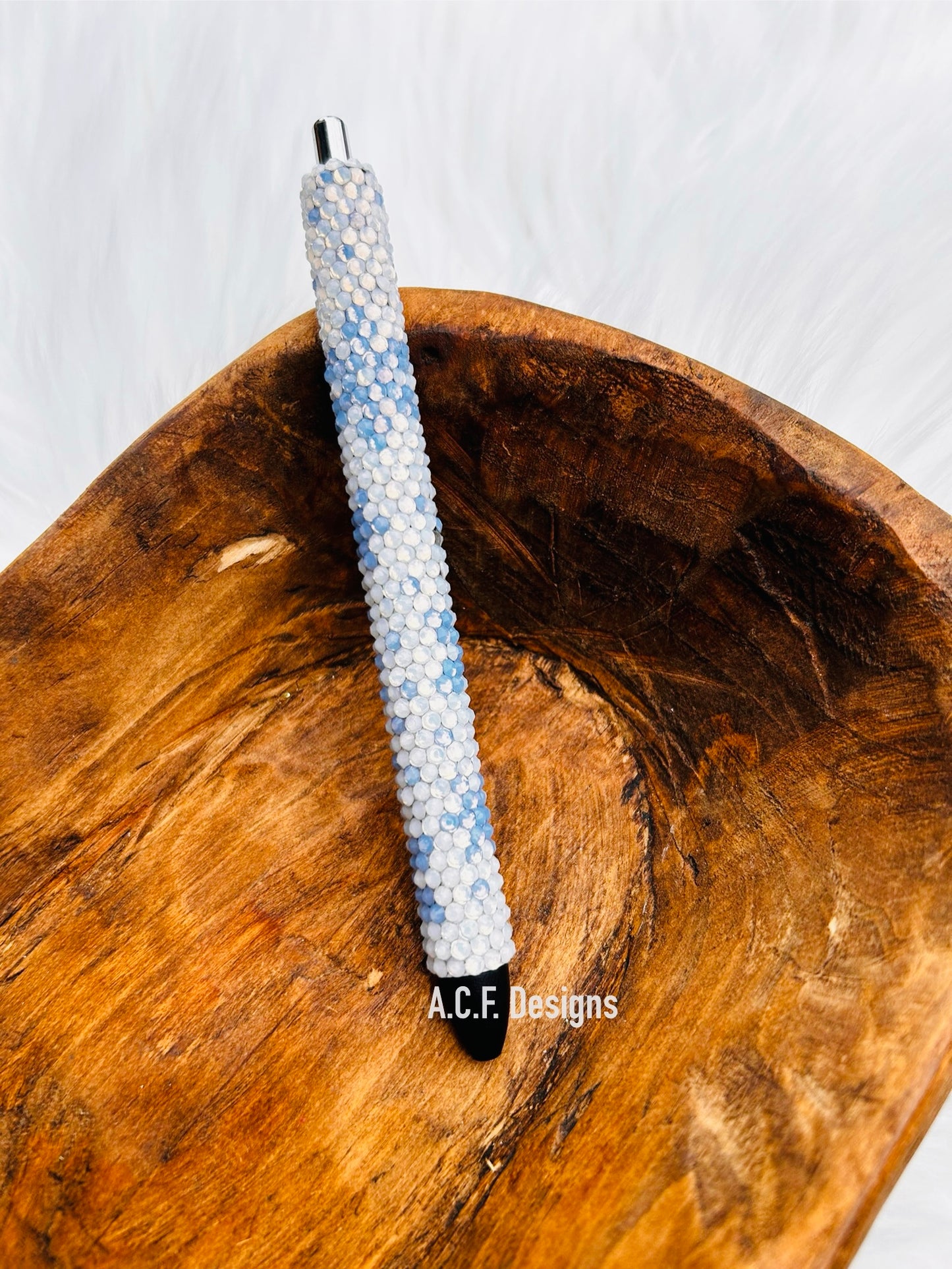 Blue Snowflakes - Rhinestone