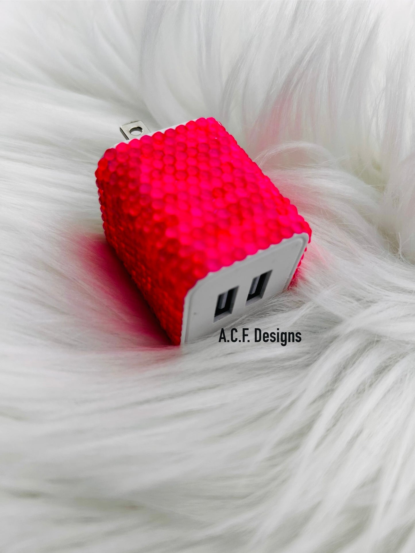 Neon Pink Phone Charger