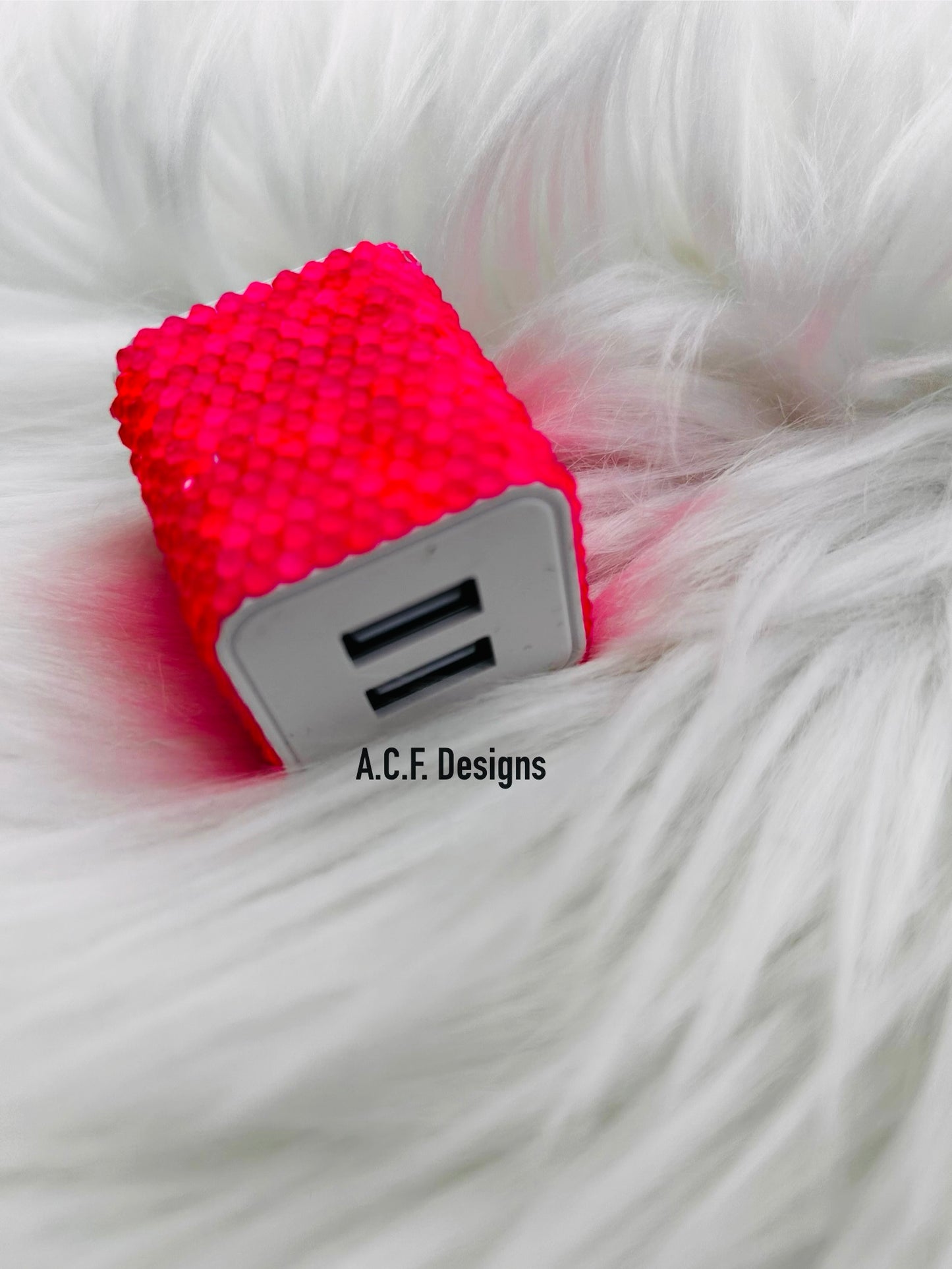 Neon Pink Phone Charger
