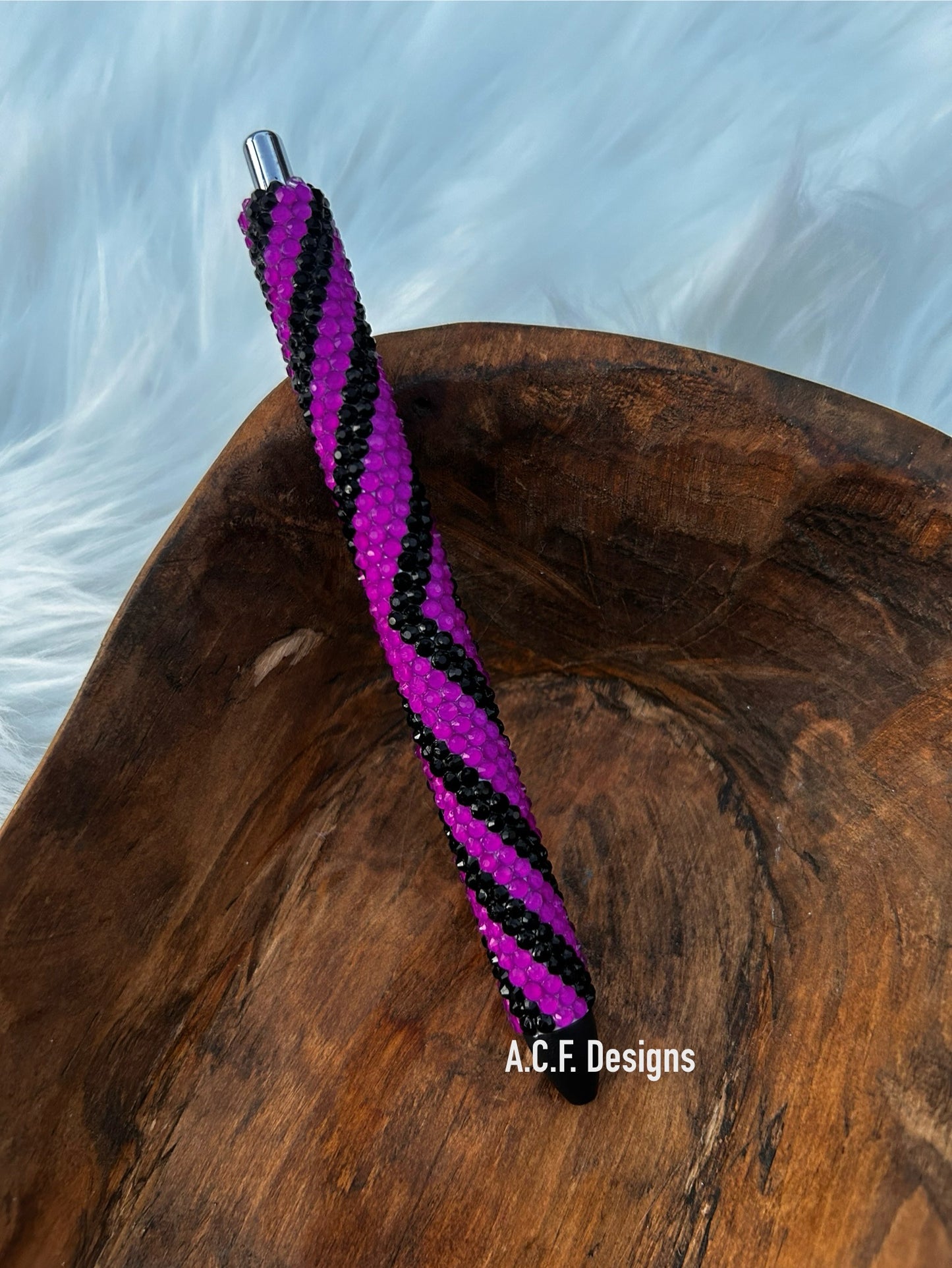 Neon and Black Diamond Design - Rhinestone