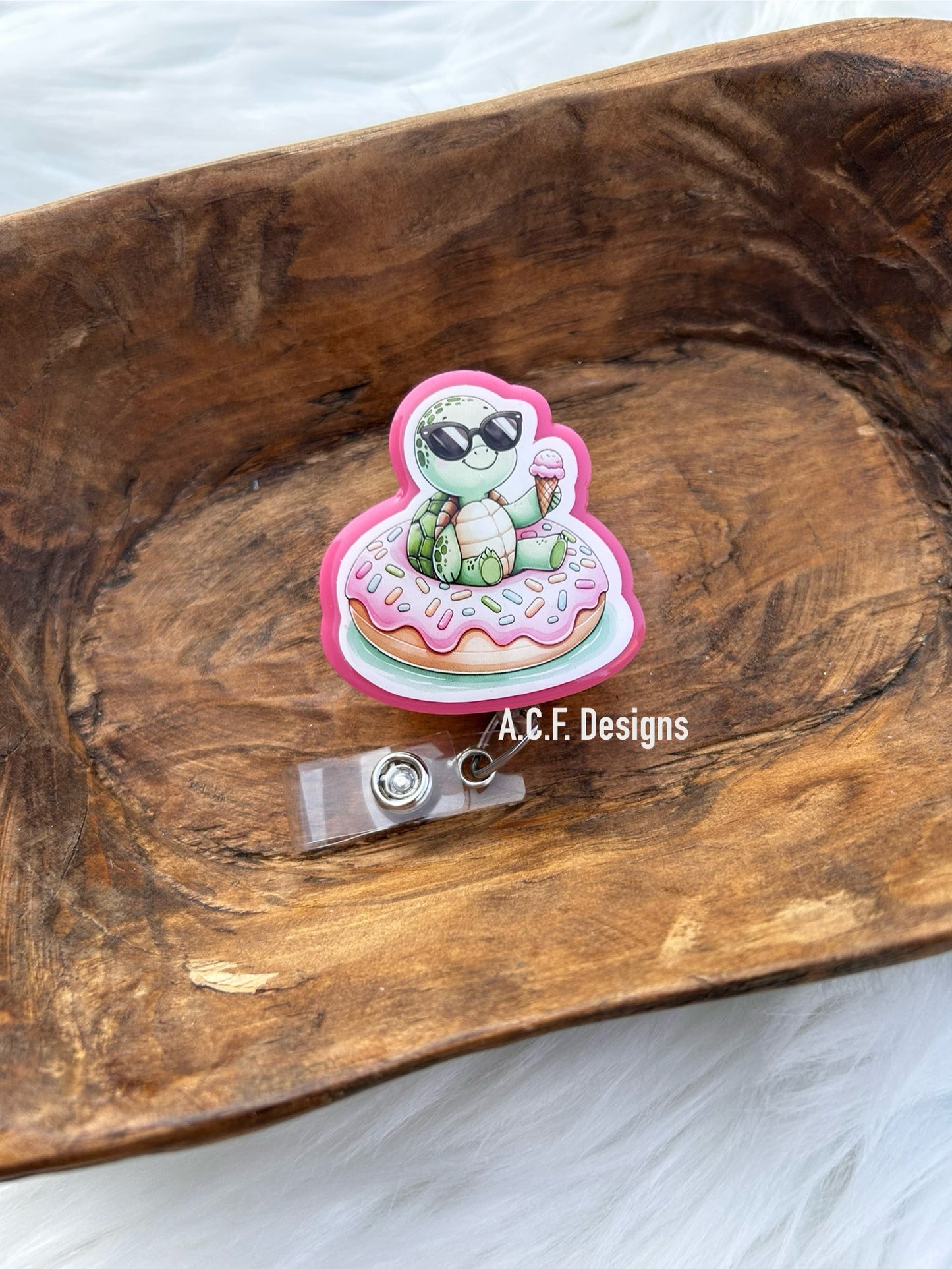 Turtle on Donut Float