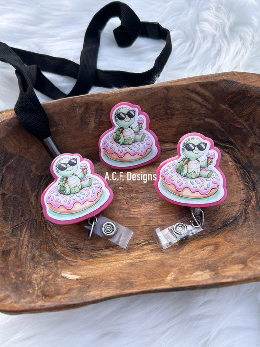 Turtle on Donut Float