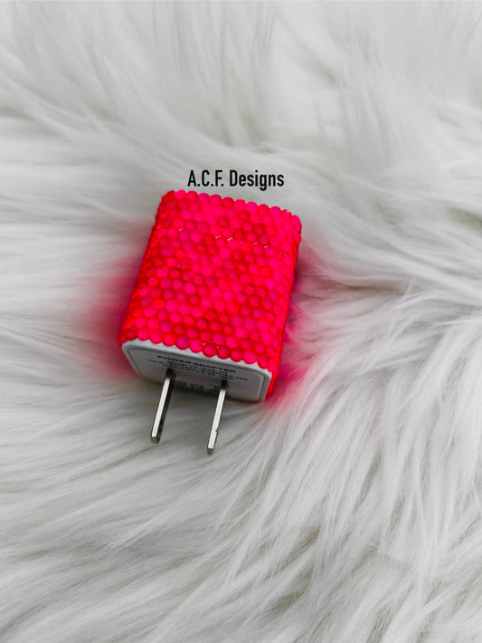 Neon Pink Phone Charger