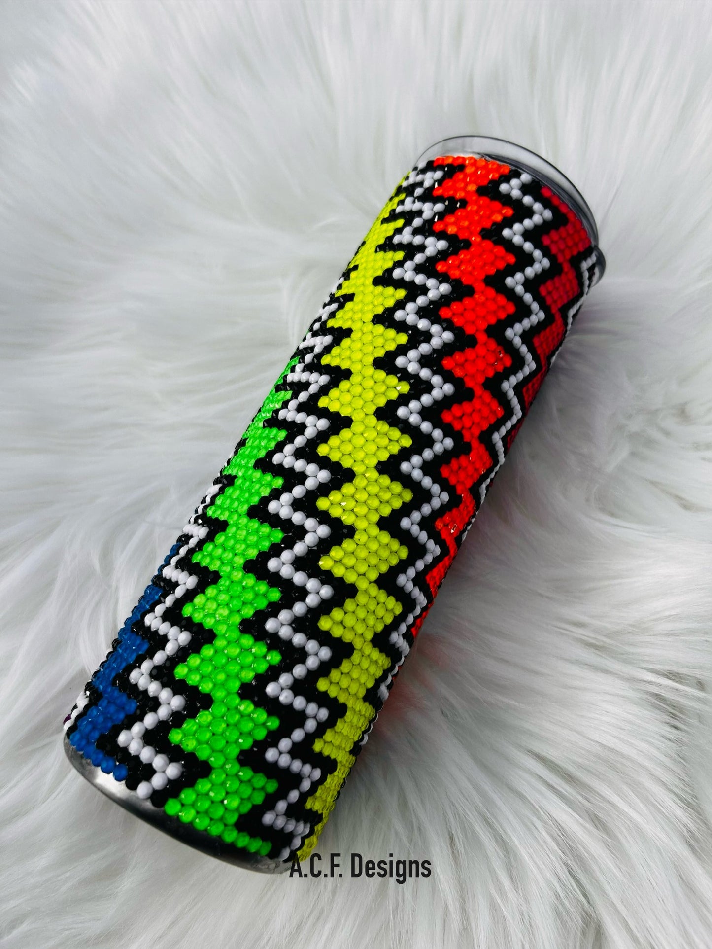 Rhinestone Neon Chevron