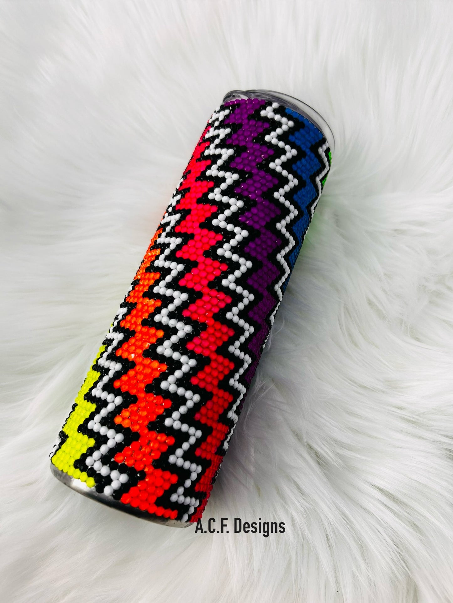 Rhinestone Neon Chevron