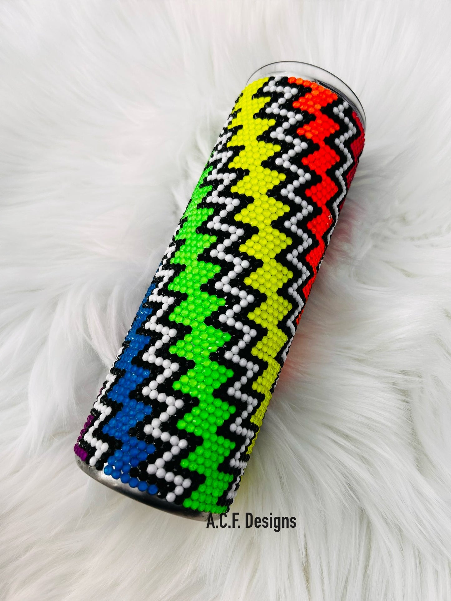 Rhinestone Neon Chevron